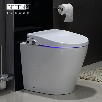 China High End Automatic Operation Automatic Washing And Cleaning Back To Wall Intelligent Toilet With CE for sale