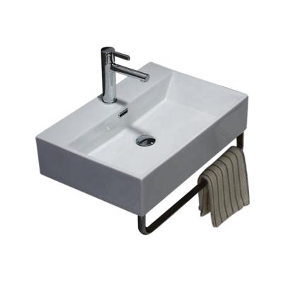 China Modern Special Design Bathroom Sanitary Art Wall-Hung Wash Basin For Hotel for sale