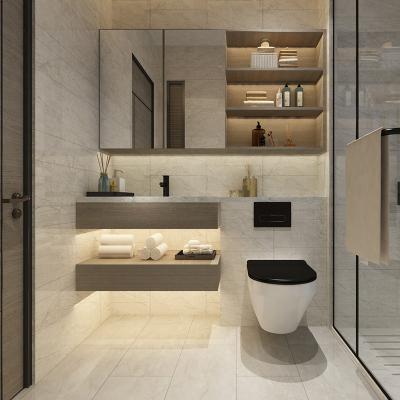 China Modern Luxury Modern Hotel Pendant Waterproof Mirror Wash Basin Bathroom Vanity Cabinets for sale