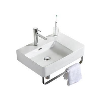 China Large Quality Wash Basin Sanitary Ware Wall Mounted Price in Bangladesh for sale