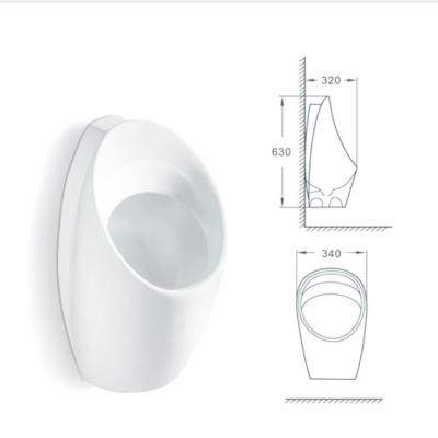 China Modern Sanitary Ware Porcelain Chinese Sensor Foot Mounted Bathroom WC Sensor Urinal for sale