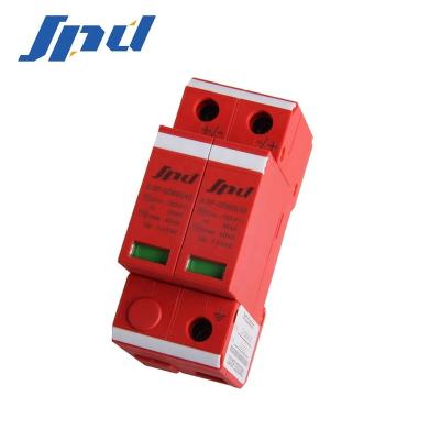 China JLSP-GD600/40/2P PV DC SPD Surge Protective Device Solar Lightning Arrester JLSP-GD600/40/2P/Y for sale