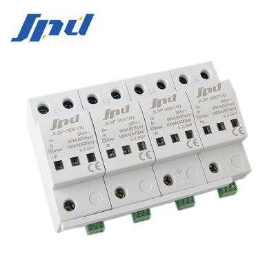 China Power System 385V 3phase SPD 100ka 4P Surge Protection Devices AC Surge Protection Device for sale