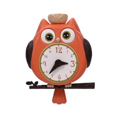 China Summer Item Eco-Friendly Material Baby Bath Funny Toys Sprinkle Bathroom Spray Owl Clock Toys Shower Toys For Baby for sale