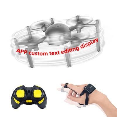 China Hot Selling Easy Mode 2.4G Mini Innermost Words Drone UFO Quadcopter Drone Control Altitude Hold Toy for sale