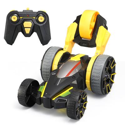 China Hot Selling App Controlled 2.4G RC 5 Wheels Stops Radio Control Kids 360 Toy Double Side Drift RC Stunt Car Electric Toy Car Wholesale for sale