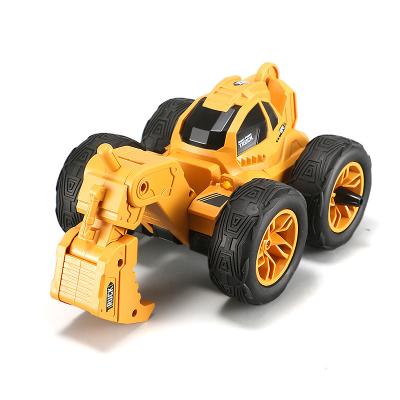 China Hot Selling App Controlled Vertical Excavator Wholesale Kids Remote Stunt 2.4G Control Wheeled Vehicle Toys Car for sale