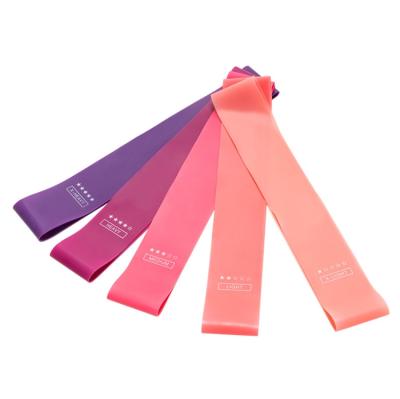 China Eco-Friendly Yoga Tension Straps Fitness Natural Silicone Tension Band Latex Resistance Bands Pull Up Aid Bands Pull Up Mate for sale