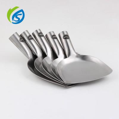 China Durable Restaurant Stainless Steel Chinese Style Cookware Utensils Large-Size Wok Spatula for sale