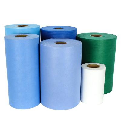 China Disposable PP SMS Nonwoven Fabric 20gsm Bed Sheet Roll Fabric Waterproof And Breathable Material for sale