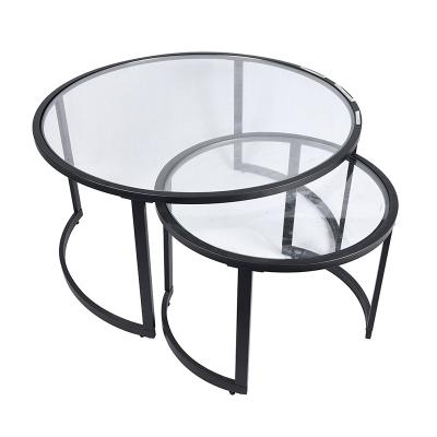 China Nordic 2 Layers Metal Tea Tables Stand Up Table Tea Table Industrial Round Stainless Steel for sale