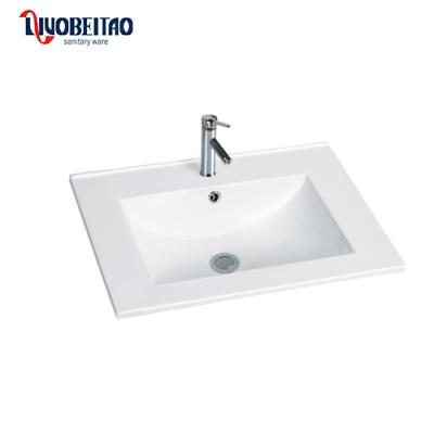 China Modern High Quality Sanitary Ware Cabinet Ceramic Slim Basin for sale