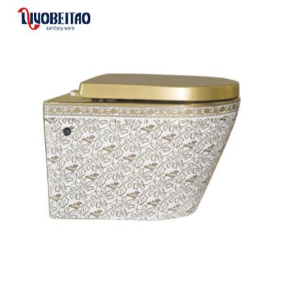 China Concealed Cistern WC Luxury Sanitary Ware Wall Hung Toilet With Concealed Cistern for sale