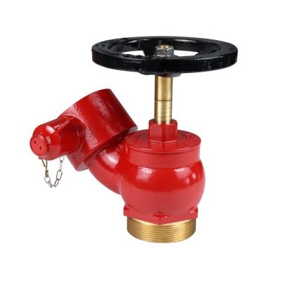 China Fire Fighting Emergency Rescue 2.5 Inch Oblique Landing Valve Fire Hydrant Valve for sale