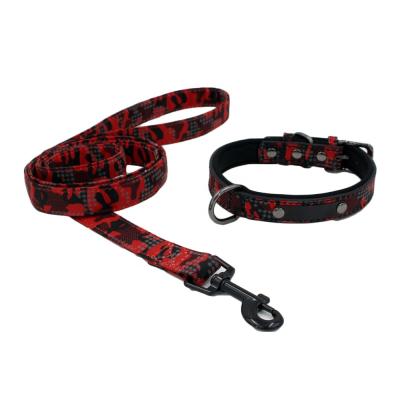 China DETACHED Pet Collars for Dogs New Thoughtful Camouflage Comfortable Without Straining a Leather Dog Collar and Leash for sale