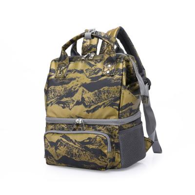 China Multi-Function Water-Resistant Mummy Baby Diaper Bag Large Capacity Baby Mummy Bag Travel Backpack Diaper Bag Mummy Folding Bag for sale