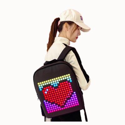 China With USB Hot Selling Multifunctional Led Display Backpack Billboard Walking Backpack Led Advertising Led Backpack for sale