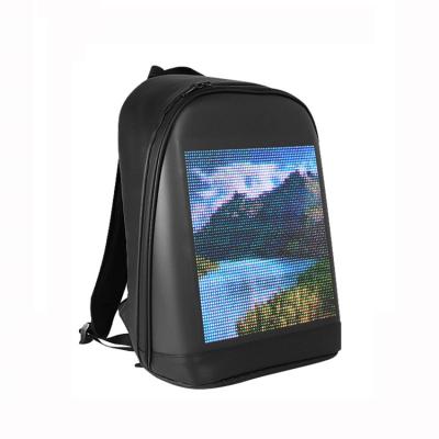 China With USB luxury high quality zaino scam led bag package with led backpack with led display for sale