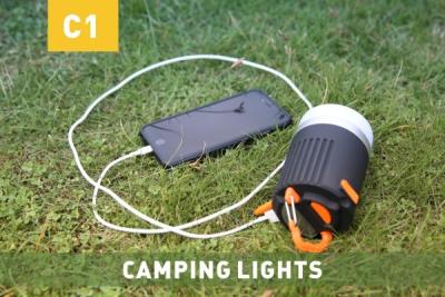 China Luces que acampan llevadas recargables al aire libre con pilas de la linterna que acampan en venta