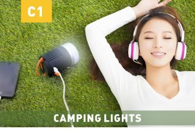 China Hand Crank Portable Led Camping Lights Rechargeable Camping Lantern Power Bank for sale