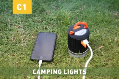 China Collapsible Rechargeable LED Camping Lantern Lights / Battery Powered Lanterns for sale