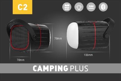 China Emergency LED Battery Operated Camping Lantern Bluetooth Speaker For Camping / Hiking for sale