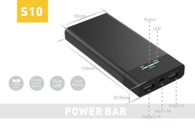 China A capacidade alta 10000mah Dual banco potência de saída para o LG/HTC/Samgung/Xiaomi à venda