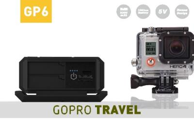 Chine 2 antichoc à 1 banque portative de puissance pour l'appareil-photo/comprimé du héros 4 de Gopro à vendre