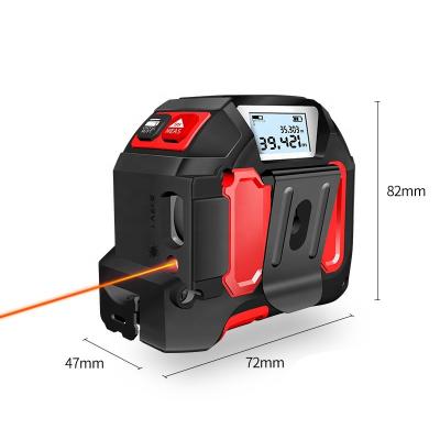 China Good Quality Portable Infrared Laser Distance 40m/50m/60m Laser Range Finder Tape Measure With CE, FCC, REACH Certification for sale