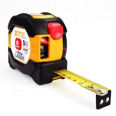 China Portable 2 in 1 Steel Tape 40m Infrared Laser 5m Laser Tape Digital Laser Distance Measuring Distance Meter for sale