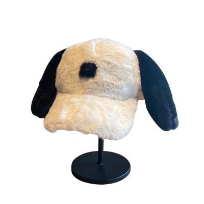 China Custom Korea Bunny Moving Ears Plush Cute Winter COMMON Animal Covers Funny Dog Hats for sale