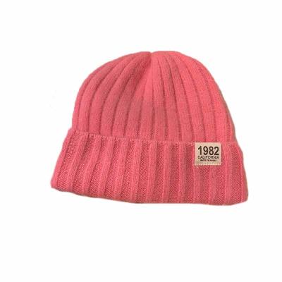 China 1982 New Design Long Hair COMMON Women Winter Warm Knitted Pattern Knitted Women Mohair Beanie Hat for sale