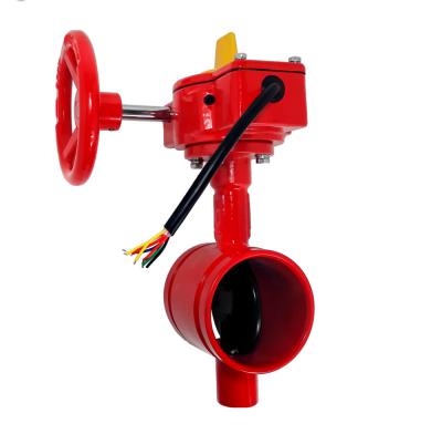 China UL-Listing Spline Type Fire Fighting Butterfly Valve For Fire Fighting for sale