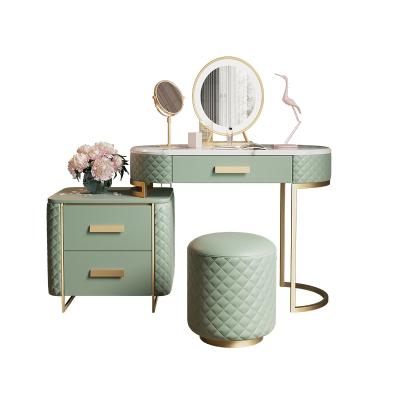 China Wholesale Hot Sale Amazon Design Fashion Minimalist Dresser China Factory Makeup Velvet Vanity Dressing Table Delicate High Quality Dressing Table for sale