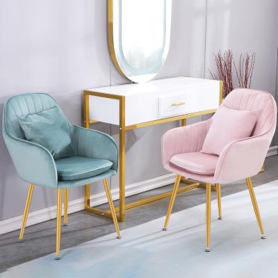 China Sofa Home Sets Velvet Furniture (Others) Wholesale Metal Chair Wholesale Modern Cheap Nordic Luxury Gold Adjustable Living Room Accent Chairs for sale