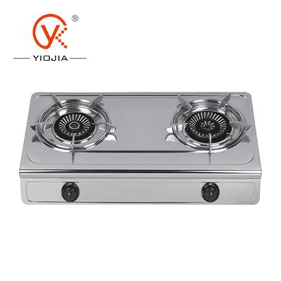 China Good Quality Stainless Steel Double Burners Table Top Free Standing Lpg (JK-219SB) for sale