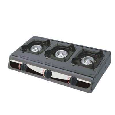 China Household 3 Burner Gas Stove Gas Cooker for sale