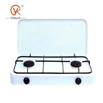 China (JK-002SC) Europe Type Household 2 Burners Kitchen Gas Stove for sale