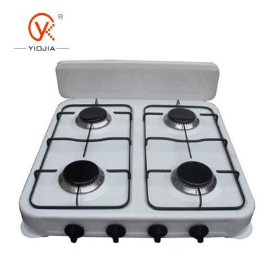 China Four Burner Outdoor Paint Gas Stove for sale