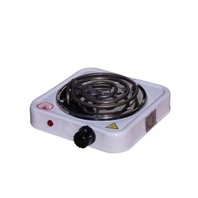 China Hotel 1000W Single Spiral Electric Stove With White Color for sale