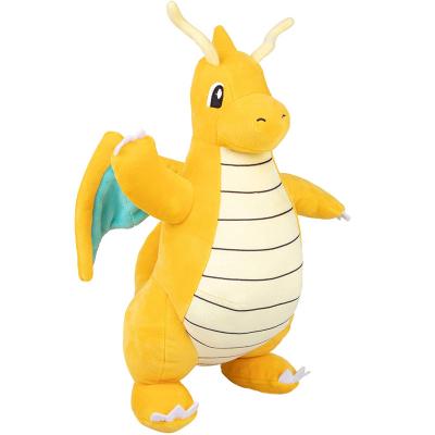 China Plush 25cm Collectible Dragonite Super Solf Stuffed Plush Anime Animal Push Monday Plush Toys Doll For Kids Birthday Gift for sale