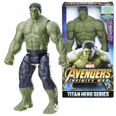 China Cartoon Toy Model Toy 12 Inches Series Hulks Hero Titan War Infinity With Titan Hero Power FX Port Marves Anime Action Number Toys For Kids Gift for sale