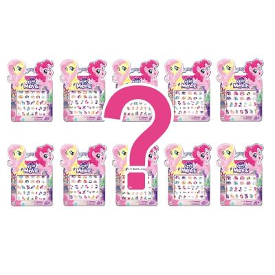 China Hasbro Waterproof Nails Sticker Little Pony Makeup Toys Anime Nails Stickers Accessories for Girls Kids Toy As Halloween Birthday Party Gifts for sale