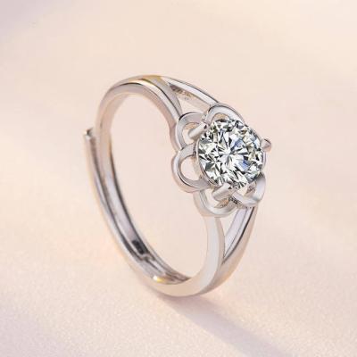 China 2022 Hot Selling Sterling Silver Natural Engagement Rings Jewelry 925 Personality Jewelry For Women Wholesale for sale