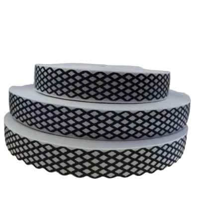 China Home Textile Knitted Dark Tape Polyester Bed Edge Binding Mattress Band 38MM for sale