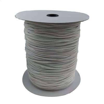 China New Style High Quality Knitted Gray 3mm-8mm Polyester Home Textile Rope for sale