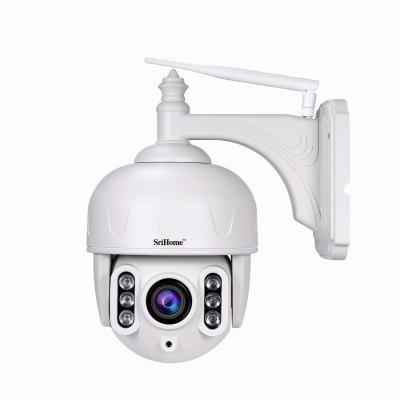 China NIGHT VISION Srihome SH028 3 Megapixel 5x Optical Zoom, IR 40m IR-CUT Outdoor Waterproof Wireless Night Vision Wifi P2P IP Camera for sale