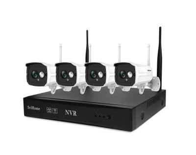 China Waterproof / Sricam NVS001 4CH MINI Wireless wifi NVR HD network waterproof video recorder with 4 pcs 1080P cameras security system for sale