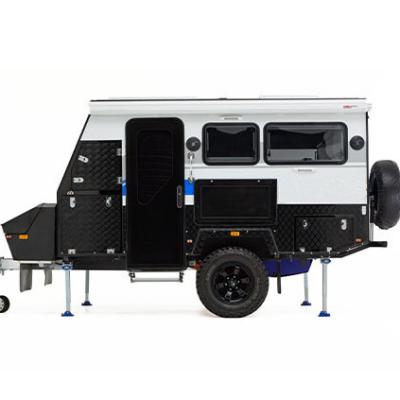 China Cheap Price Travel Trailer Factory Supply Mini Caravans And Motorhomes For Sale Max Customized Travel OEM Camper Item Truck Trailer Steel Flatbed for sale