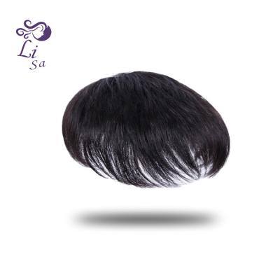 China Top Grade Simulated Scalp Replacement Block Super Natural Looking Breathable Lace Mesh + Hair for sale